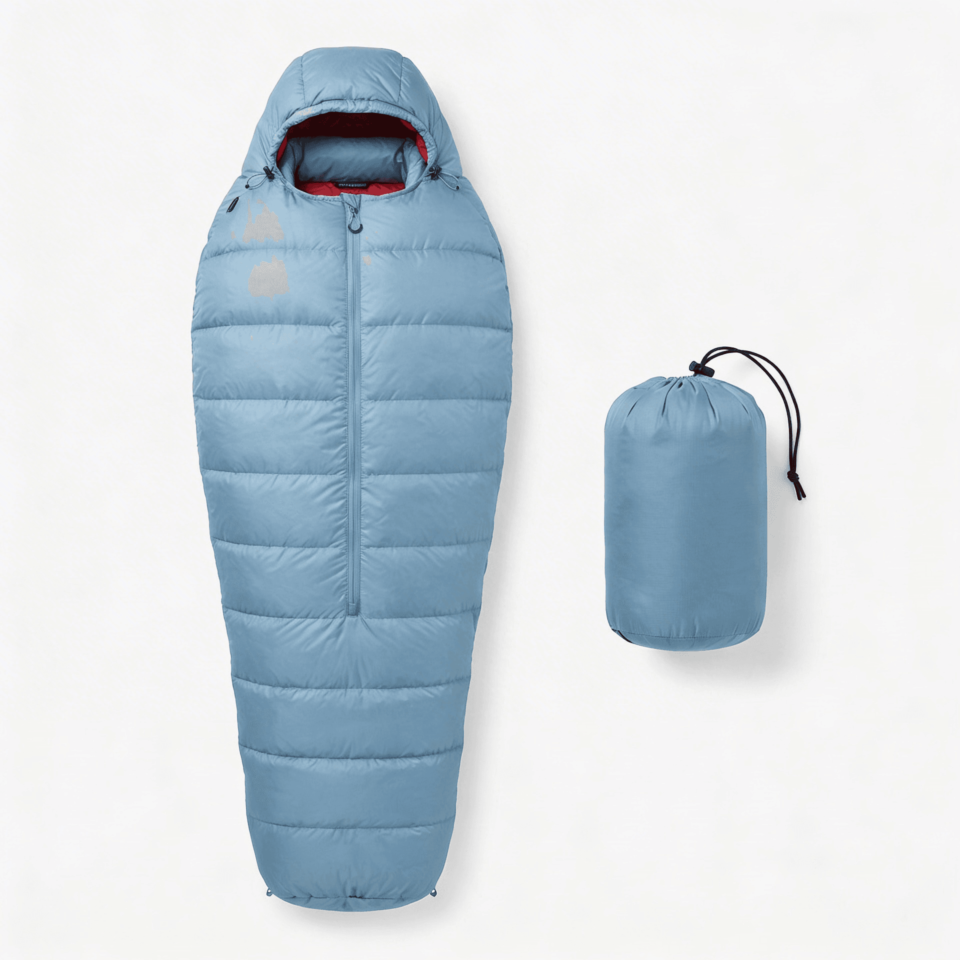 Ultralet gåsedunsovepose +5°C